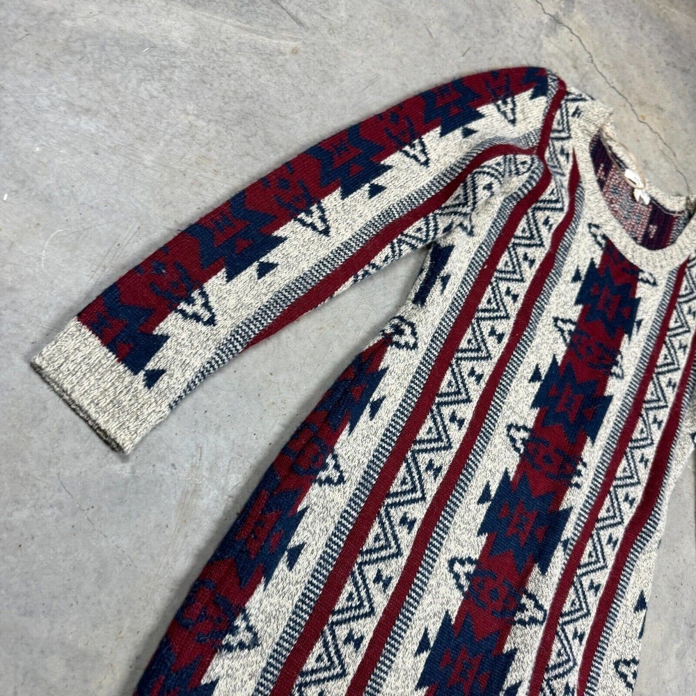 Pink Rose Multicolor Patterned Sweater - Picture 4 of 9